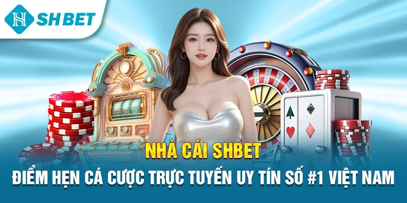 Người chơi cược tại bàn poker trong casino SHBET
